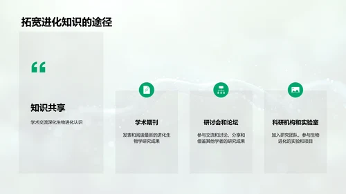 生物进化概念讲解PPT模板