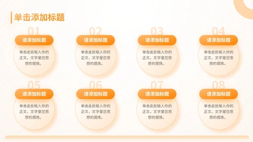 橙色商务风护肤产品项目介绍通用PPT模板