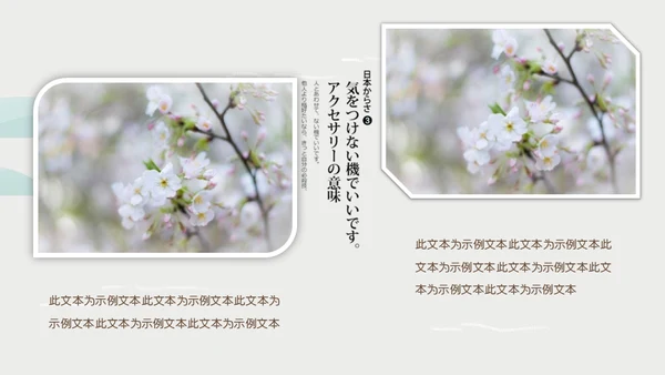岛国之旅浪漫樱花季通用PPT模板
