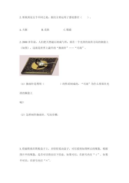 教科版小学科学二年级下册 期末测试卷（典优）.docx