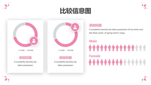 粉色优雅婚礼策划公司宣传动态PPT模板