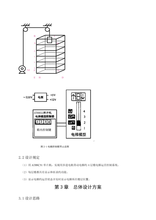 基于单片机的模拟电梯控制基础系统.docx