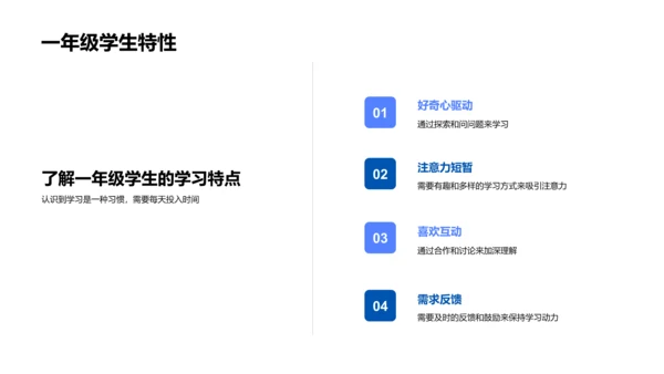 一年级学习技巧讲座PPT模板