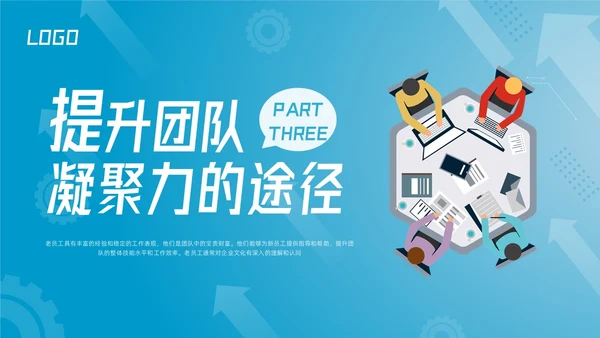 蓝色简约激活老员工提升团队活力团队激活PPT模板宣传PPT动态PPT领导力