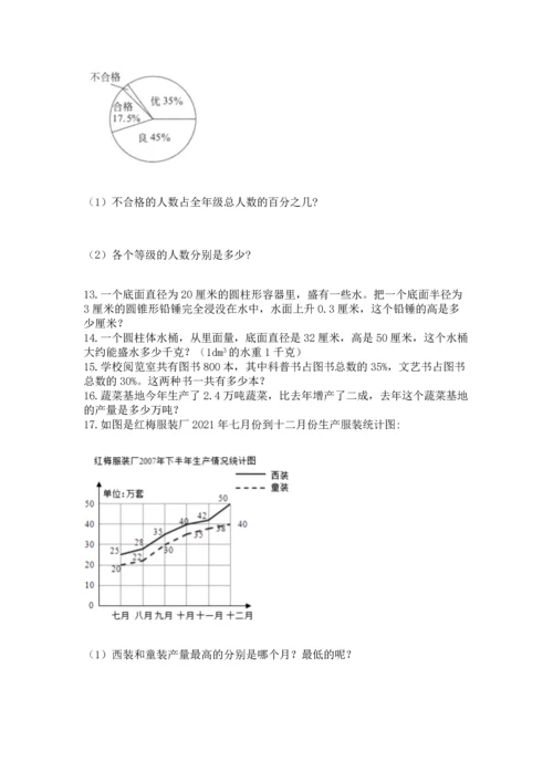 六年级小升初数学应用题50道附答案【模拟题】.docx