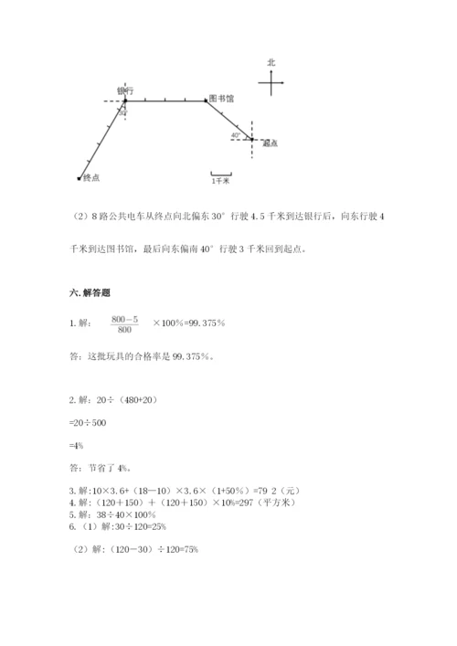 小学数学六年级上册期末考试试卷精品（名校卷）.docx