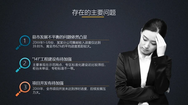 商务工作总结计划PPT模板