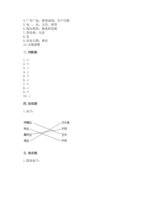2023部编版四年级下册道德与法治期末测试卷及答案【精品】.docx