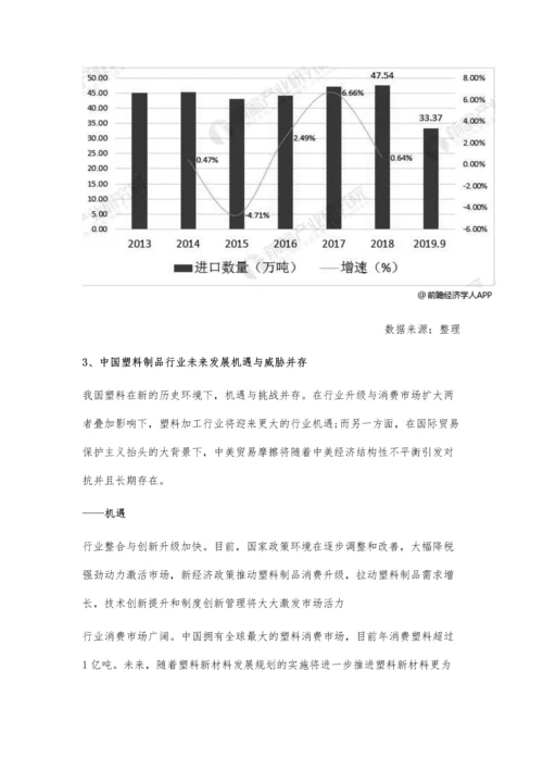 中国塑料制品行业市场现状及发展前景分析-未来发展机遇与挑战并存.docx