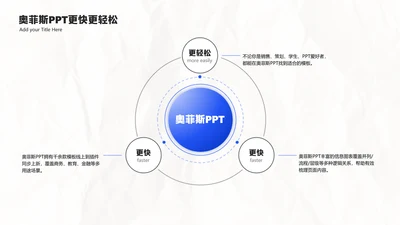 简约风总分关系3项PPT