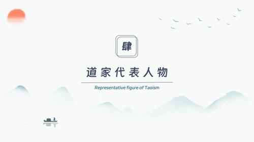 百家争鸣历史人物展示PPT模板