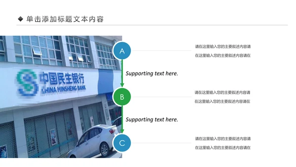 简约大气2019中国民生银行工作汇报PPT模板