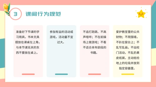 践行行为规范争做文明学生行为PPT模板