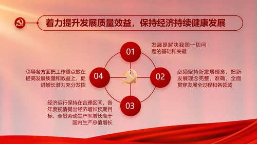 红色大气党建党支部年终工作总结PPT