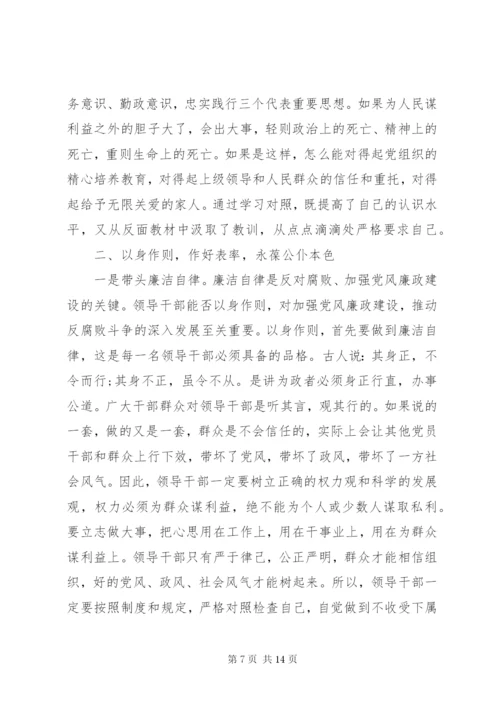 反腐倡廉学习心得体会优秀范文.docx