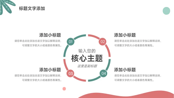 绿色清新简约员工入职培训PPT模板