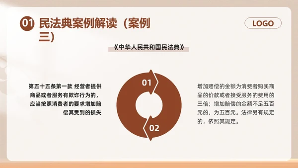 棕色简约民法典如何保护个人权益PPT模板宣传PPT动态PPT案例分析