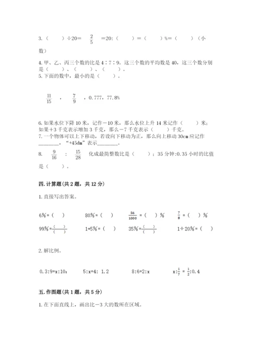 冀教版六年级下册期末真题卷附完整答案【全优】.docx