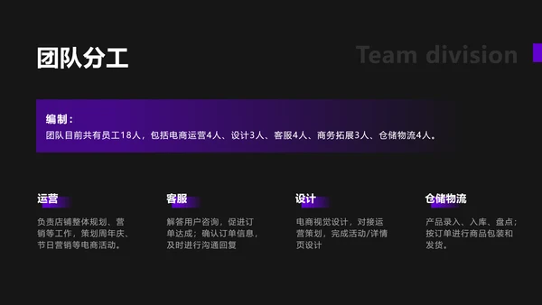 商务风紫色电商入驻运营推广策略PPT