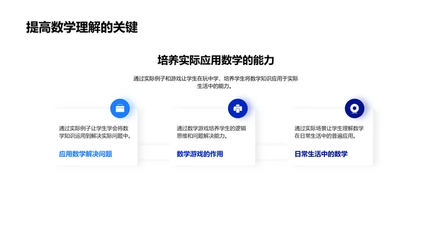 一年级数学学习指导PPT模板