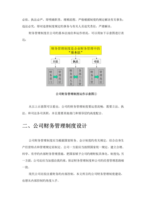 浅析公司财务管理新版制度的建设.docx