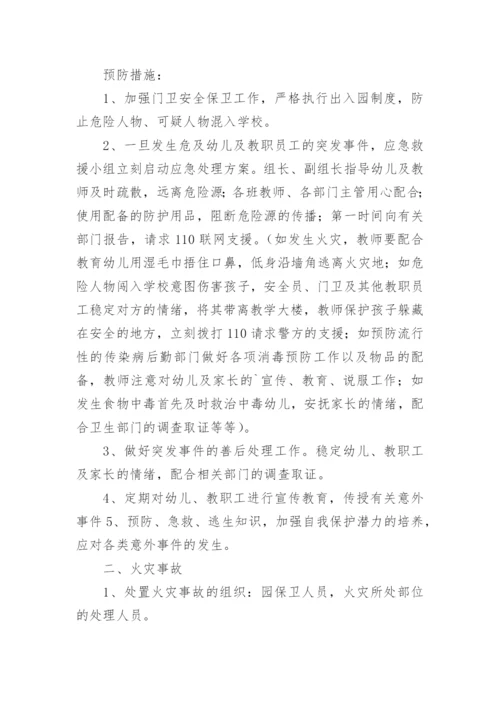 最新幼儿园突发社会安全事件的应急预案.docx