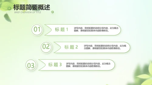 遇夏文艺小清新工作总结汇报动态PPT