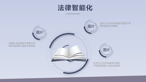 蓝色大气法治文化建设年年终总结动态PPT