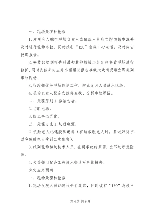 重大危险源应急预案处置方案 (3).docx