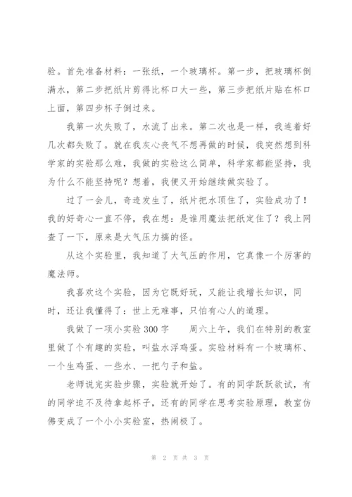 我做了一项小实验300字.docx