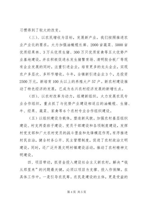 乡镇新农村建设总结.docx