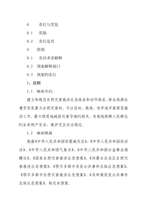 2023年乌审旗救灾应急预案.docx