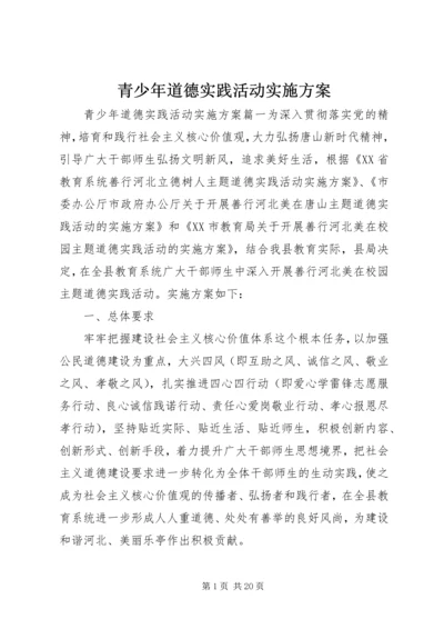 青少年道德实践活动实施方案.docx