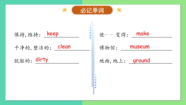 Unit 6 Keep our city clean 复习课件（知识梳理+典例精练）(共25张PPT