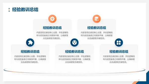 潘通蓝述职竞聘PPT模板