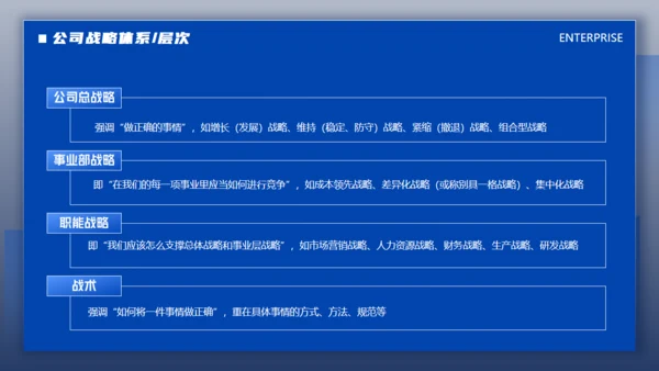 蓝色商务风企业文化战略未来管理培训通用PPT