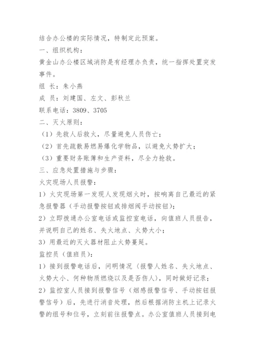 公司办公楼消防应急预案.docx