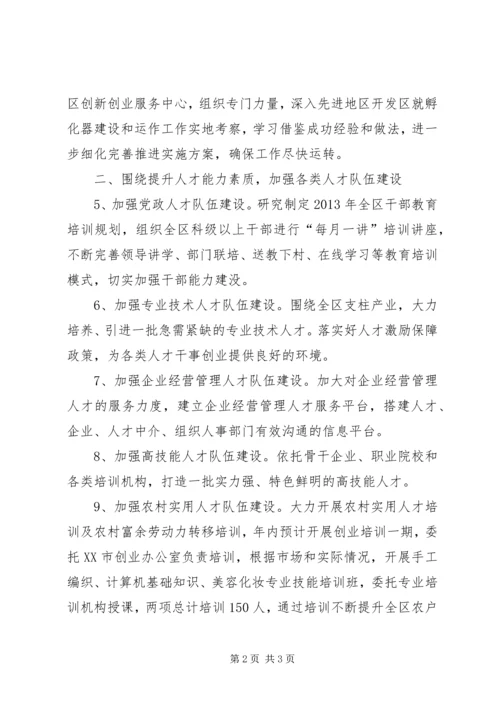 全区人才工作要点 (3).docx