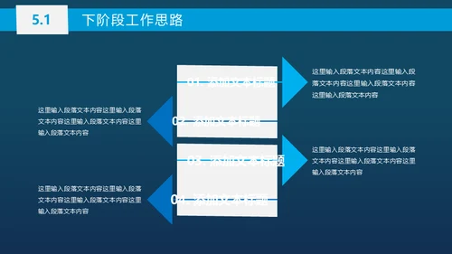 蓝色商务工作总结汇报通用PPT模板