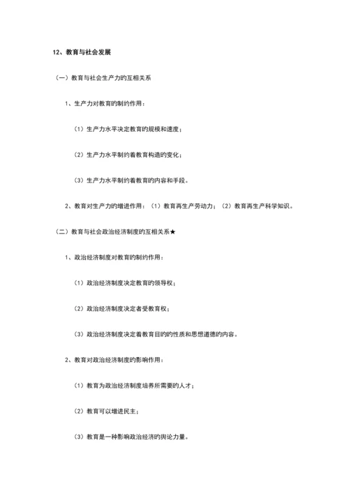 2023年小学教师资格证—简答题及材料题总结纯个人吐血整理.docx