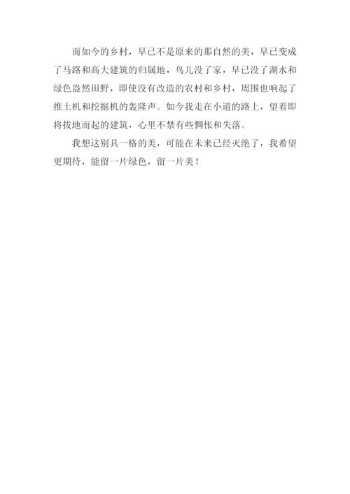别具一格的美作文600字.docx