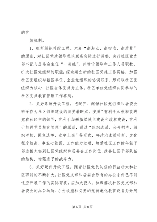 社区党员教育管理的思考.docx