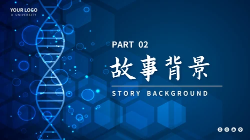 刘慈心科幻小说《魔鬼积木》DNA基因读书分享PPT模板