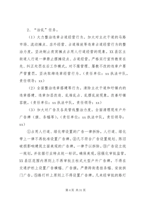 乡镇治脏治乱治堵工作方案.docx