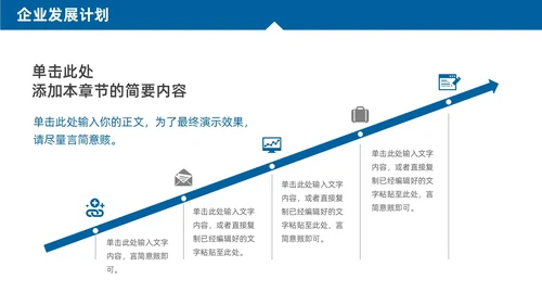 蓝色商务简约商业计划书项目招商PPT模板