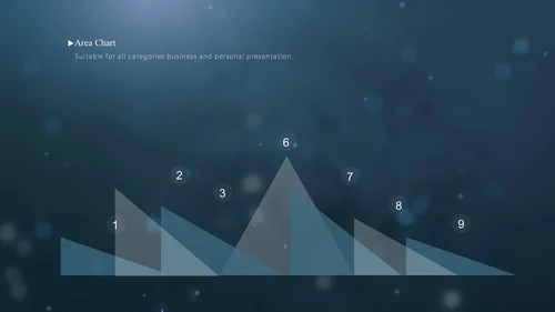 渐变星空商务通用PPT模板