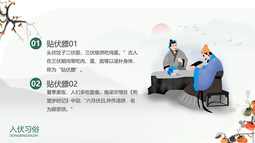 冬病夏治中医康养理疗通用PPT课件模板