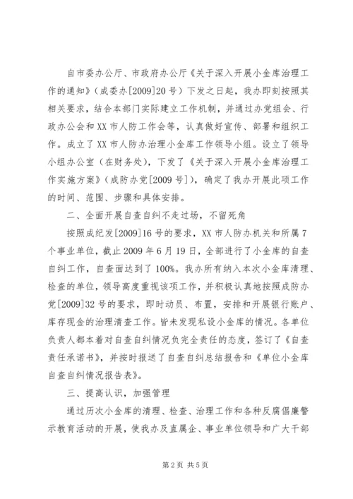 事业单位小金库自查自纠报告汇集.docx