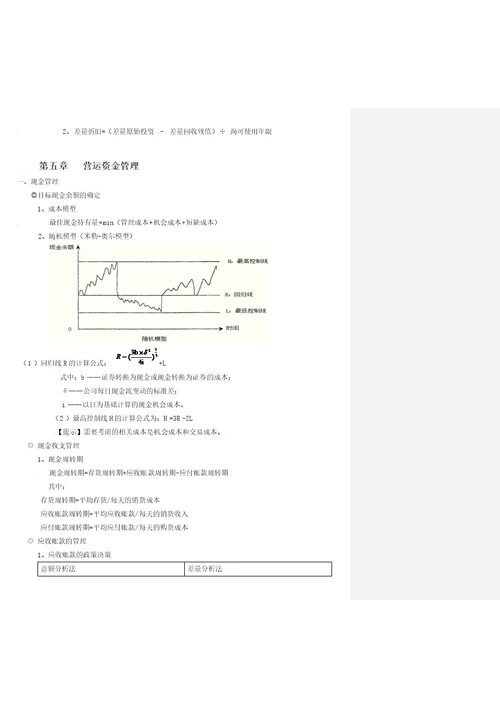 财务管理主要公式