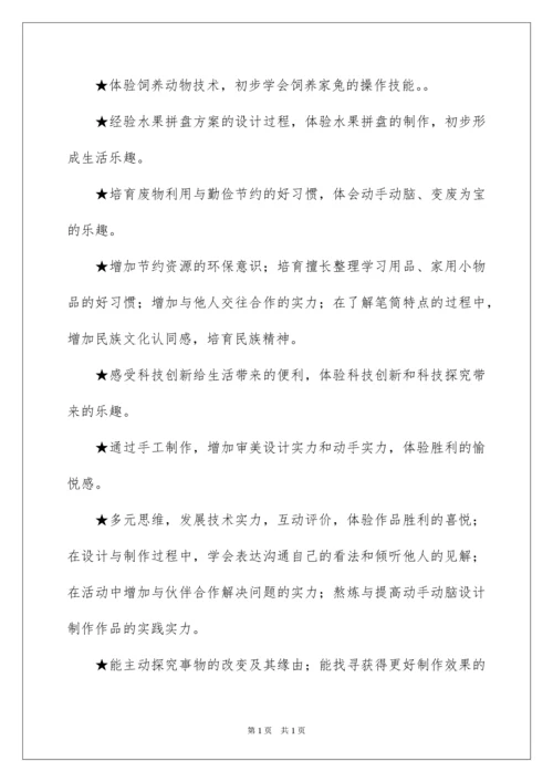 2022四年级劳动与技术教学计划.docx